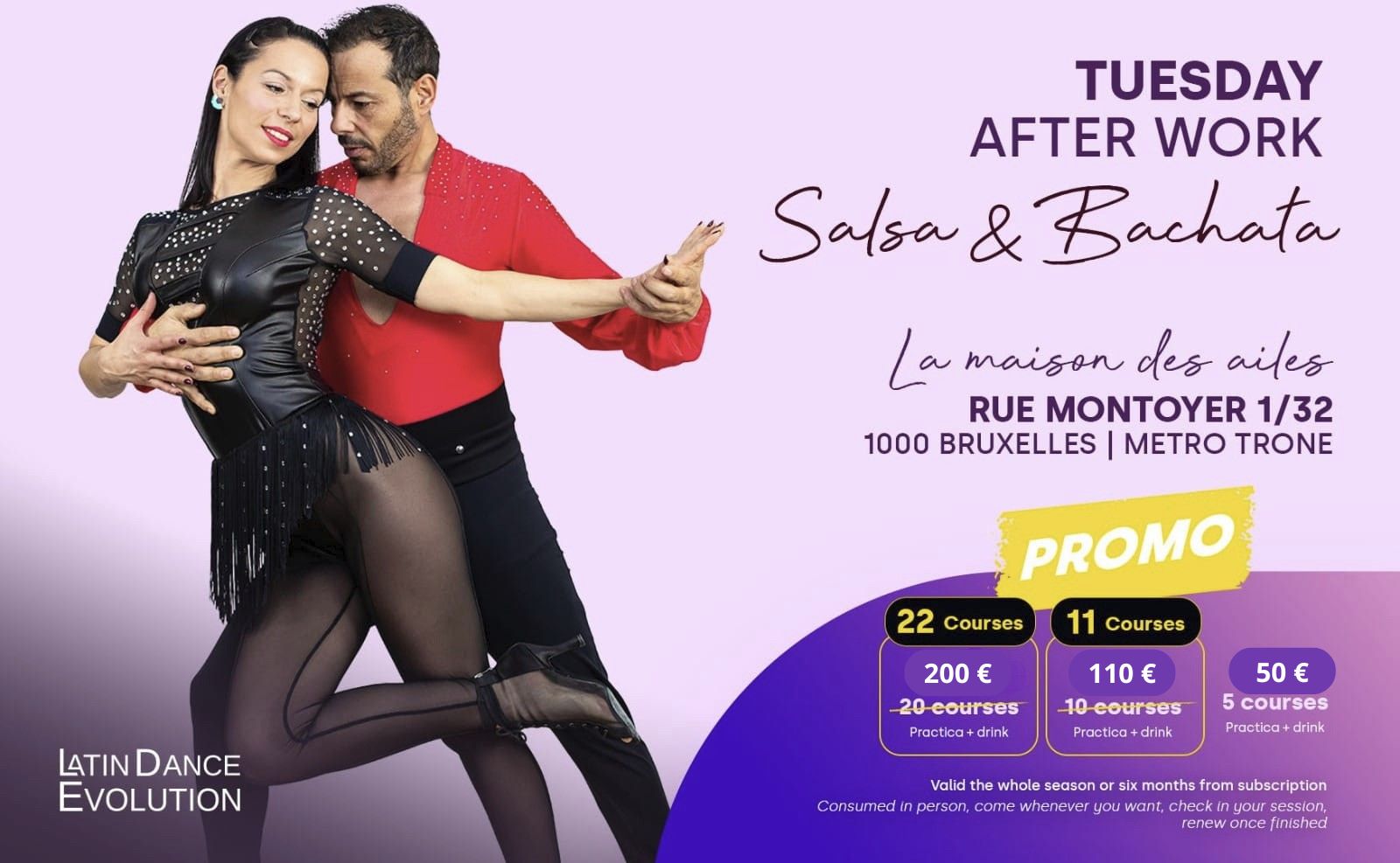 Tuesday 𝔸𝕗𝕥𝕖𝕣 𝕎𝕠𝕣𝕜 Salsa&Bachata photo